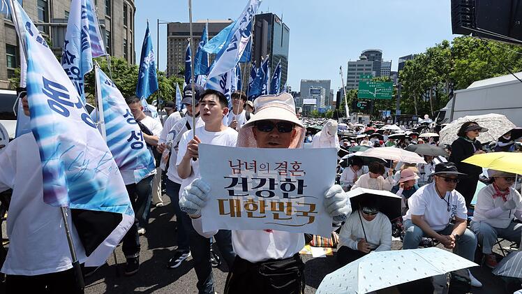 Seoul Queer Culture Festival - Gegendemo