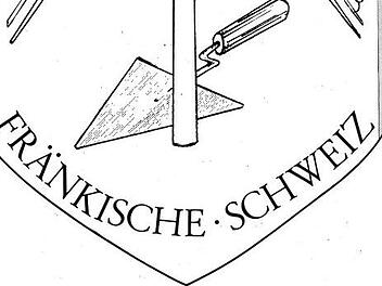 Der Fränkische-Schweiz-Verein wird die Verleihung des Schmuckziegel als Auszeichnung für typisches Bauen wieder aufnahmen. Zeichnung des Schmuckziegels von Harro Frey. Repro: Reinhard Löwisch