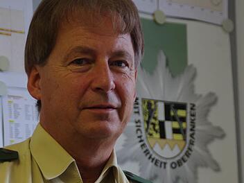 Uwe Herrmann fühlt sich als Polizist in Kronach wohl. Foto: Marco Meißner