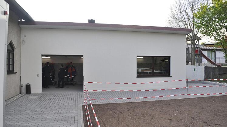 Anbau Feuerwehrhaus Foto: Peter Klopf