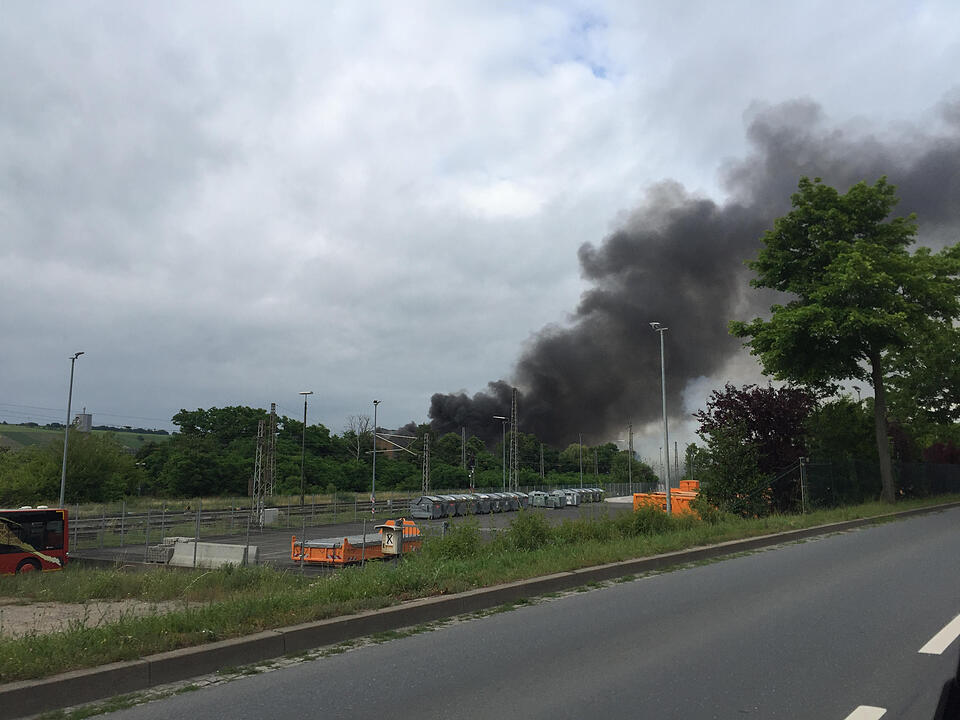 Großbrand in Ochsenfurt