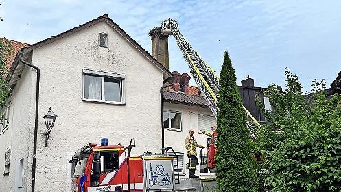 Eng wurde es für die Feuerwehr in Ebermannstadt.
