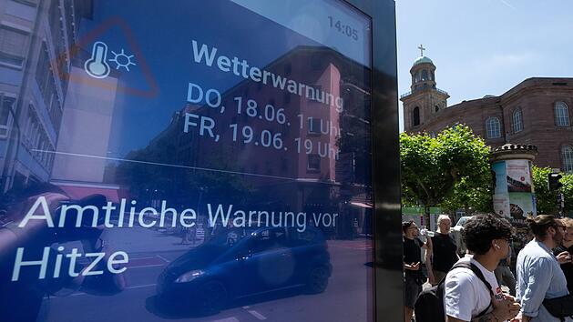 Hitze in Frankfurt