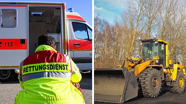 Spaziergänger stirbt bei Radlader-Unfall im Kreis Bamberg