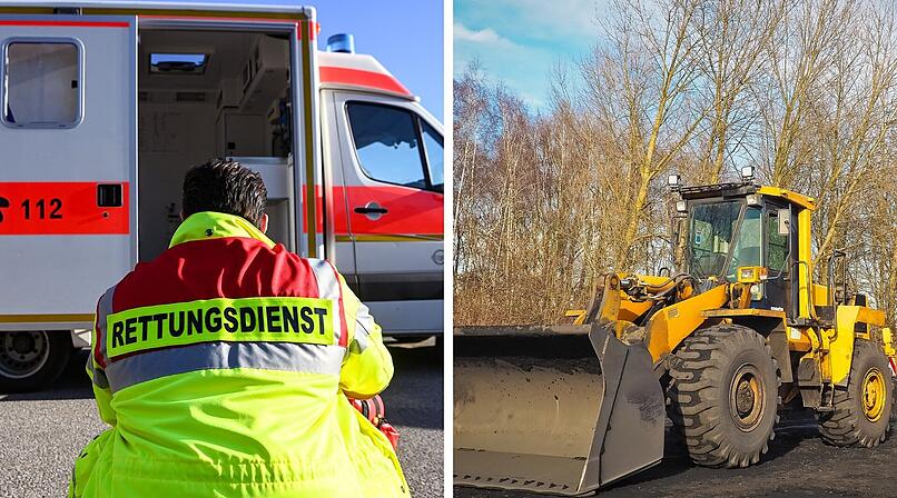 Spaziergänger stirbt bei Radlader-Unfall im Kreis Bamberg