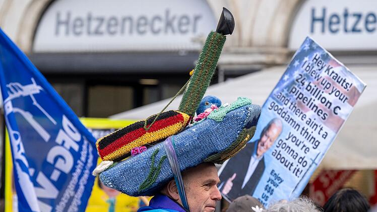 Demonstration bei M&uuml;nchner Sicherheitskonferenz