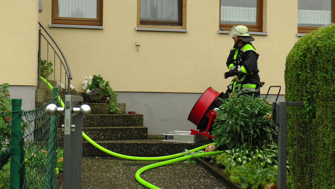Defekte Hauswasserpumpe löst Kellerbrand aus