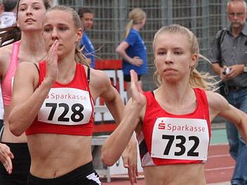 Gelungenes Debüt in der U-18: Viviane Heilmann (Nr. 732) vom TV/DJK Hammelburg. Foto: Reinhold Nürnberger