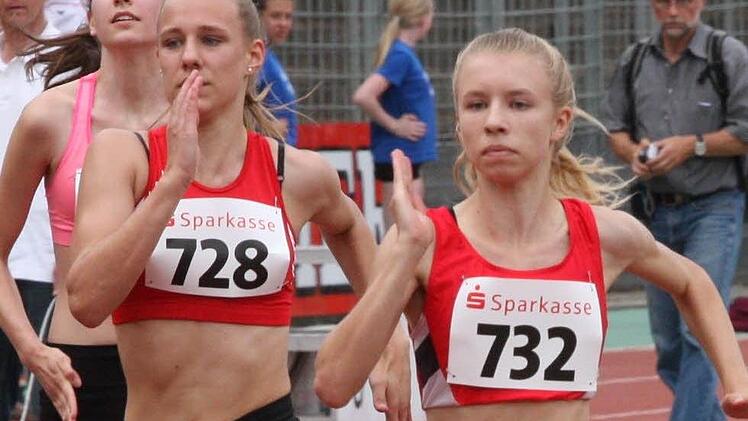 Gelungenes Debüt in der U-18: Viviane Heilmann (Nr. 732) vom TV/DJK Hammelburg. Foto: Reinhold Nürnberger