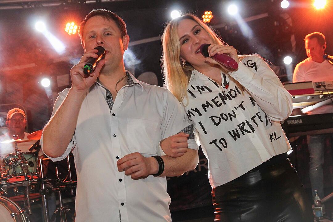Die Partyband "highline" sorgte f&uuml;r gute Stimmung.