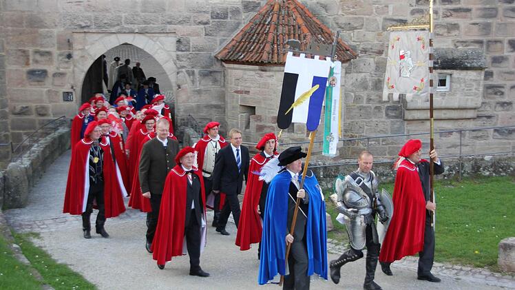 Festlicher Zug vom Ryttersaal zur Feier im Zeughaus Foto: Friedwald Schedel