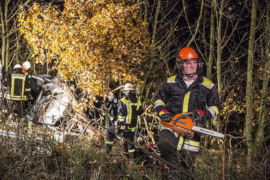 Haßfurt: Fahrer nach Unfall auf der A70 stundenlang eingeklemmt