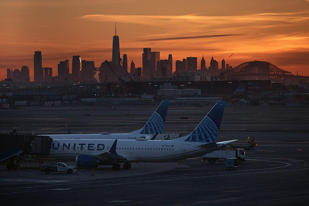 Shutdown in den USA - Newark Liberty International Airport