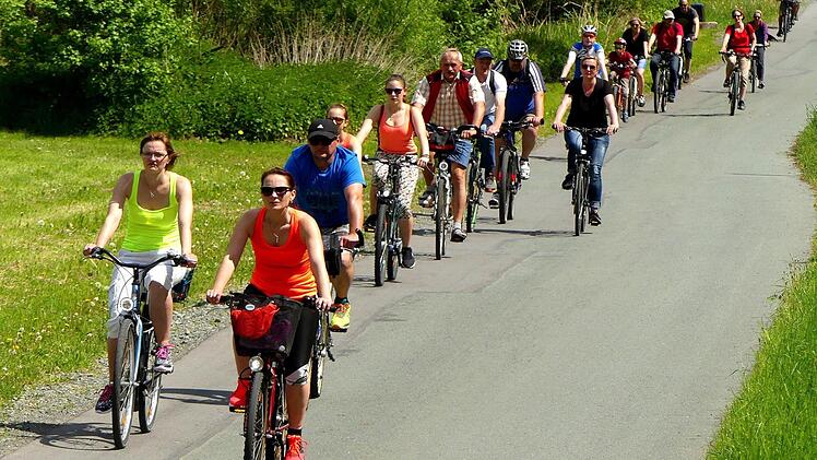 Impressionen vom Radfahrtag im WeißmaintalFoto: Dieter Hübner