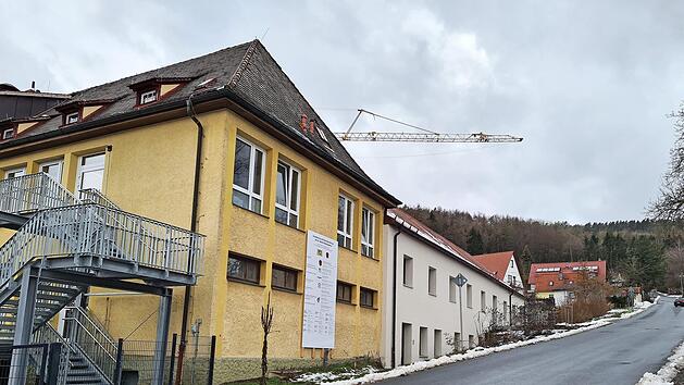 Die Bauarbeiten am Kindergarten Sankt Marien sind in der hei&szlig;en Phase.