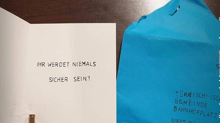 Die islamische Gemeinde in Röthenbach erhielt am Donnerstag einen Drohbrief. Die Gemeinde ist verunsichert - besonders nach den Anschlägen in Hanau. Foto: Islamisch-Türkische Gemeinde Ditib