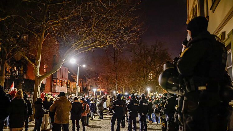 Corona-Protest in Fürth