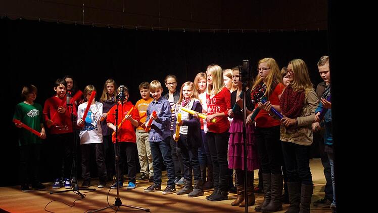 Die Klasse 6 a beim "Funky Japanese"