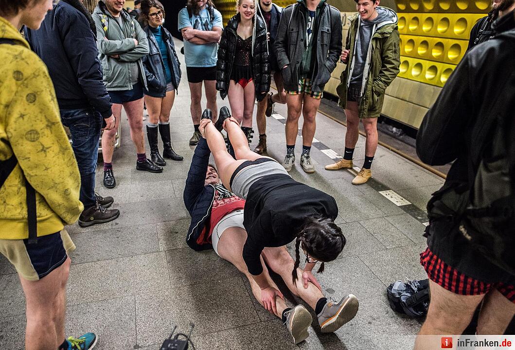 "No Pants Subway Ride" 2016 in Berlin und Prag