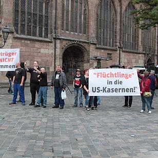 Demo gegen Neonazis in Nürnberg