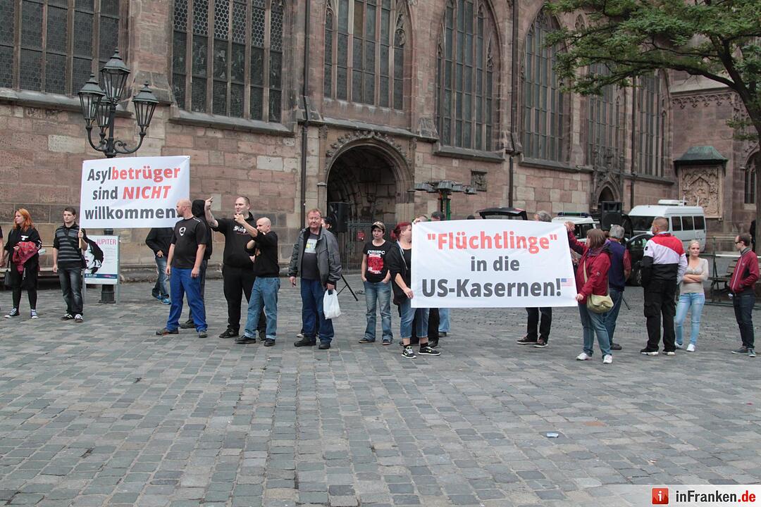 Demo gegen Neonazis in Nürnberg