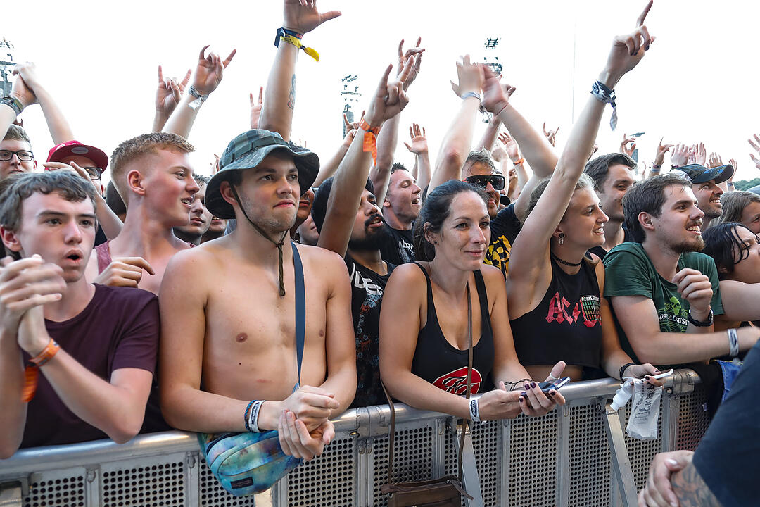Die Foo Fighters bei Rock im Park 2018.
