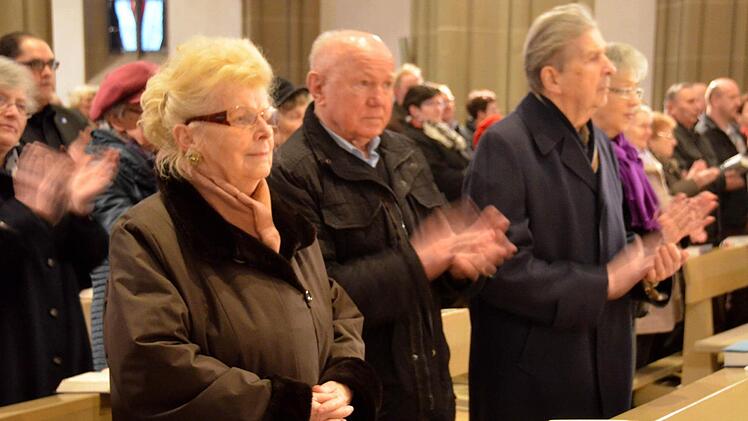 Besuch des Bischofs in Bad Kissingen. Foto: Peter Rauch