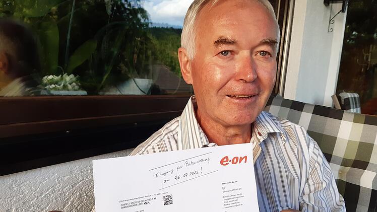 Die Korrespondenz mit Eon füllt bei Otto Voreck  mittlerweile einen Ordner.
