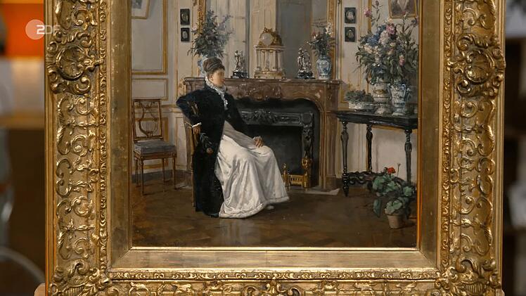 Das Gem&auml;lde von Eug&egrave;ne Leroux aus der Zeit um 1880 oder 1890 wurde auf 1.400 bis 1.800 Euro gesch&auml;tzt. F&uuml;r 1.430 Euro bekam Daniel Meyer das Bild.