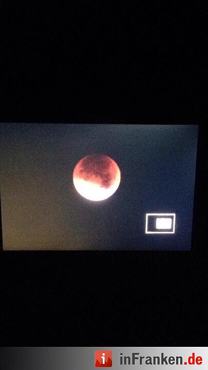Leserfotos: Blutmond über Franken