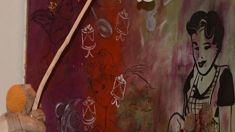 Kunstausstellung zum Thema "Opulent" des Kulmbacher Kunstvereins. Foto: Dagmar Besand