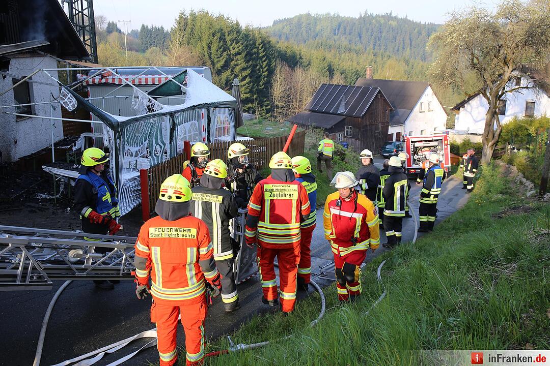 Brand in Feuerwehrhaus in Weidmes