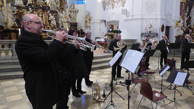 Besinnliche Klänge unterschiedlicher Instrumente waren bei dem Konzert in der Basilika in Gößweinstein zu hören.  Fotos: Thomas Weichert
