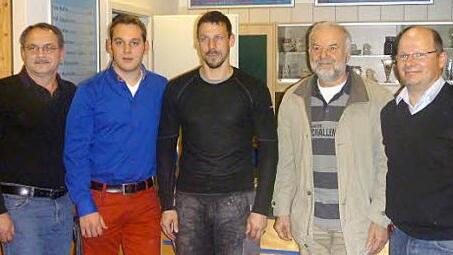 Neu-altes Team: Rainer Schüler (von links), Jochen Bienmüller, Stephan Ritter, Norbert Weißenberger, Stefan Scheller,.