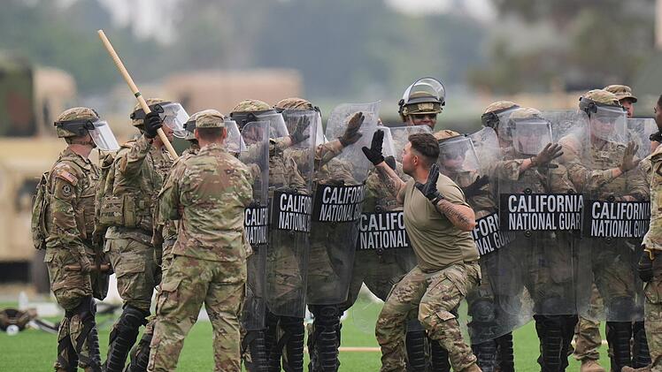 Militärübung in Los Angeles