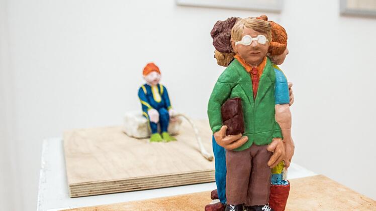 Thomas Gröhling: Modelle für Landesgartenschau - online zu sehen in der Ausstellung zur Sommerakademie des Coburger Kunstvereins.Foto: Jochen Berger