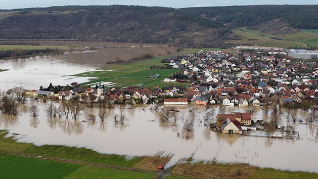 Hochwasserlage in Unterfranken weiter angespannt