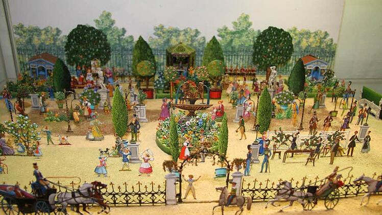 Auch die erste Eisenbahnfahrt war ein Thema für die Nürnberger Firma. Foto: Sonja Adam