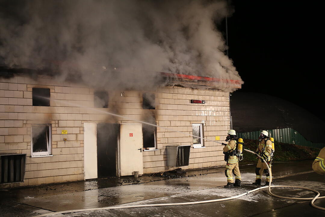 Feuerwehr kann Explosion verhindern