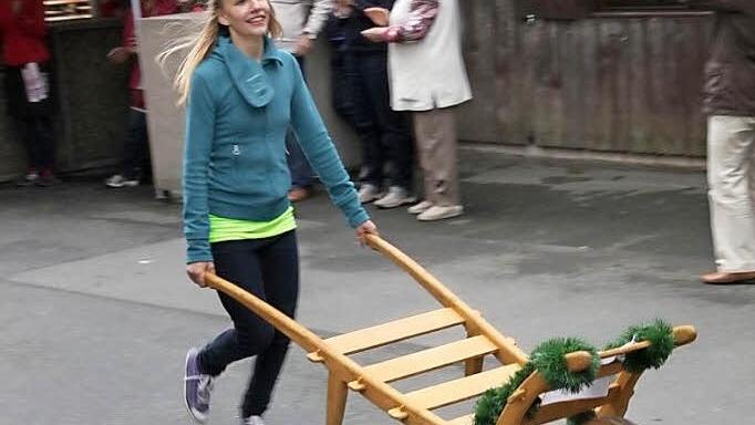 Die einzige Teilnehmerin Michaela Baumann wurde Sechste.