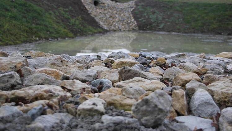 An die Wasserrückhaltebecken und andere Projekte, die 2013 verwirklicht worden sind, erinnerte Bürgermeister Thomas Stadelmann in der Schlusssitzung des Stadtrats.