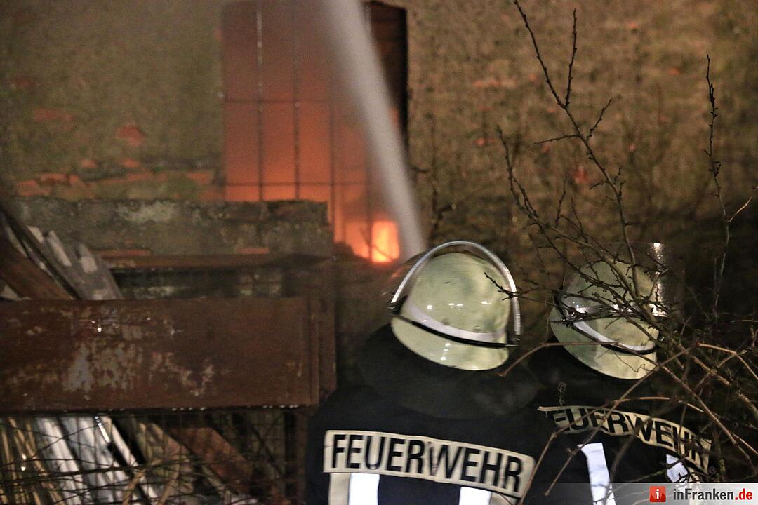 10.02.2016 Scheune brennt bei Burgebrach