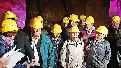 Die Garitzer im Besucherbergwerk Zinnkammern Pöhla