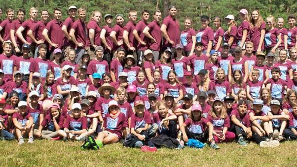 Fast 30 Betreuer hatten f&uuml;r die 120 Teilnehmer ein abwechslungsreiches Programm vorbereitet. Foto: privat