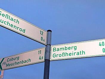 Da fehlt noch was: Zwischen den Gemeinden Großheirath und Untersiemau soll eine 2,5 Kilometer lange Lücke im Radwegenetz geschlossen werden. Foto: Berthold Köhler