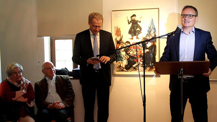 Der Amberger Kulturreferent und Vorsitzende des Fördervereins, Wolfgang Dersch  Richard Sänger