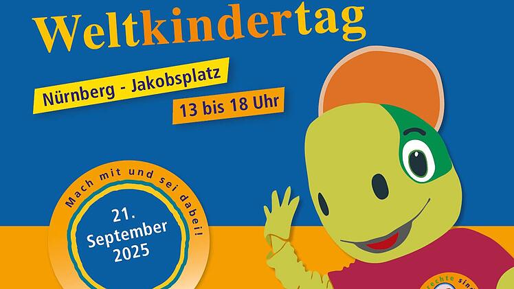 Plakatmotiv zur Weltkindertagsfeier am Sonntag, 21. September 20
