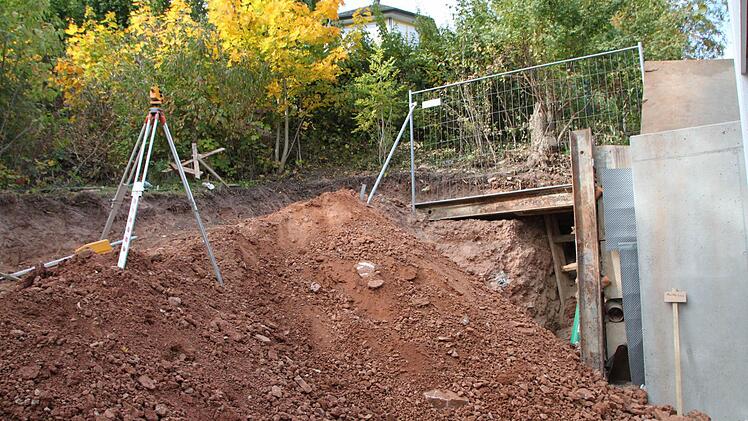Impressionen von der Baustelle: In Bad Brückenau entsteht eine Außenstelle der Behindertenhilfe Maria Bildhausen (Münnerstadt). Foto: Ulrike Müller