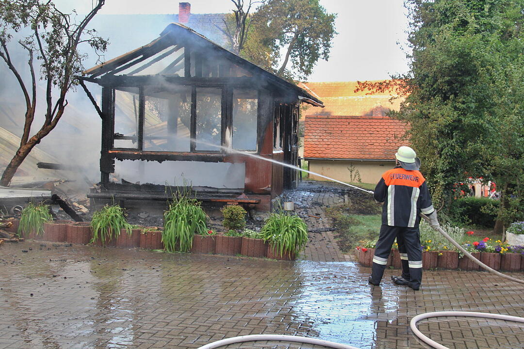 Scheunenbrand in Fischbach