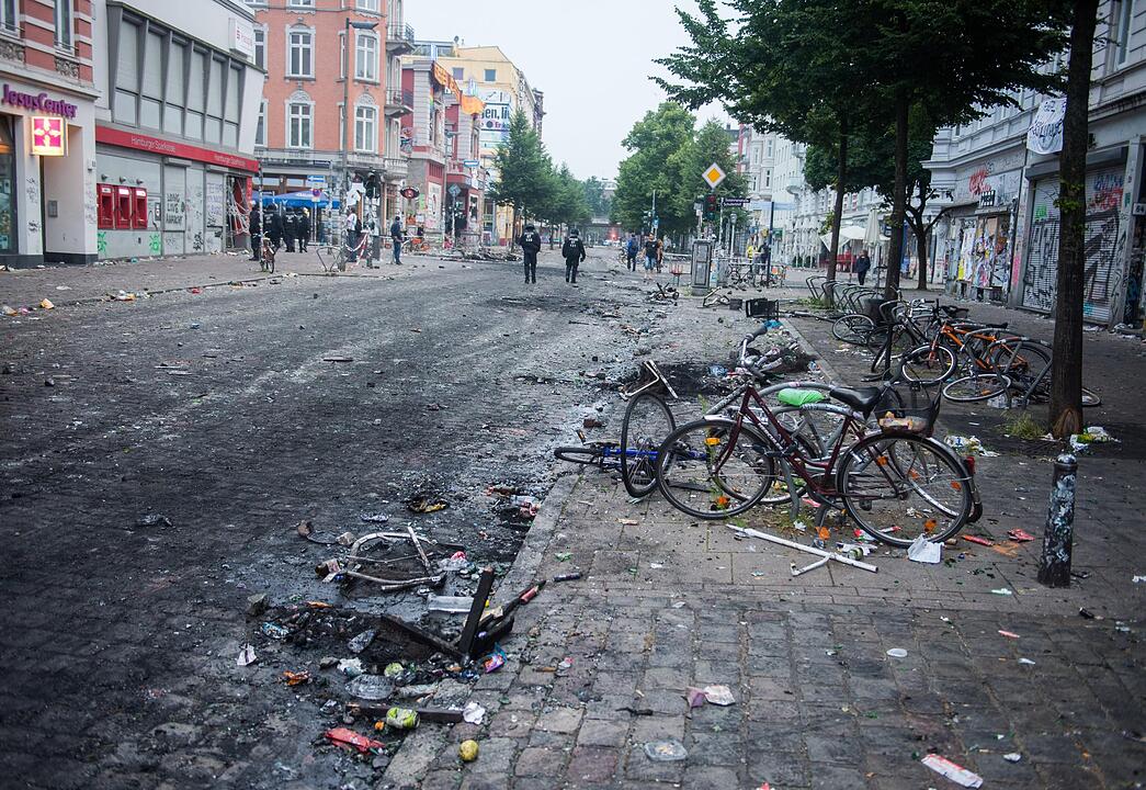 G20-Gipfel - nach den Ausschreitungen
